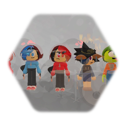 All of my Scott Pilgrim Style Charaters (So far)