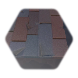 Garden flat brick path