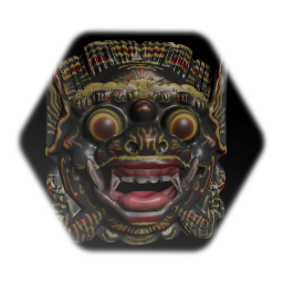 Remix of Balinese Barong Mask