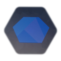 Abstract Blue Hexagon