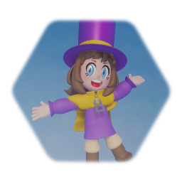 Hat Kid (Stylized) - A Hat in Time