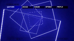 WipEout style menu POC (FARR project)