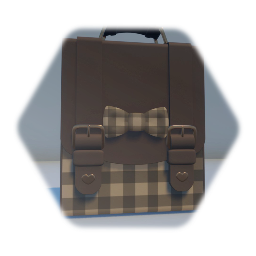 Smol Square Plaid Backpack
