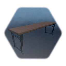 CO - Cast Iron & Wood Table
