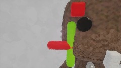 Sackboy eats a lemon and dies