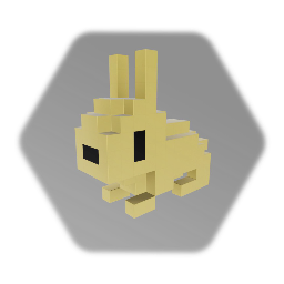 Terraria - Gold Bunny Voxel