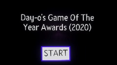 Day-o's Game of the Year Awards 2020