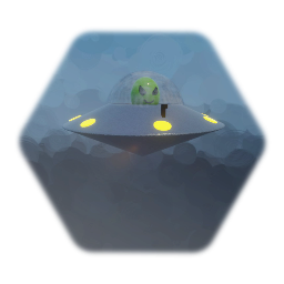 UFO with Space Laser