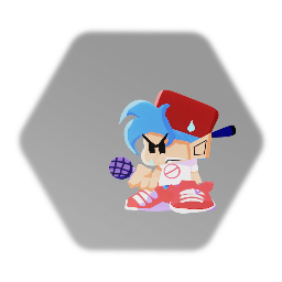 Cell shaded sceared Bf 2D