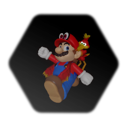 Banjo & Kazooie but Mario Rig