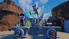 Sonic & Sega All Stars Racing - Podium foxy