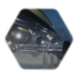 Bos the PRYDWEN airship  Fallout 4 Boston airport