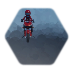 Motorcycle with keyframes