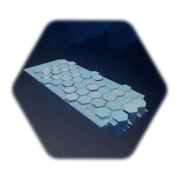 Crystalonia Castle Hexagon Path  - Tileable - TCC0032