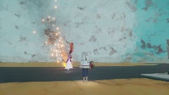 Frieren turns grouped Enemies into a parking lot