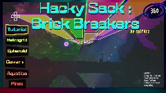 Hacky Sack: Brick Breakers MAIN SCREEN