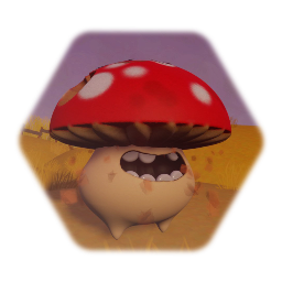 Happy mushroom