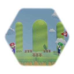 SUPER MARIO BROS Title Screen