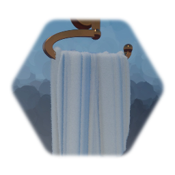 Towel Hanging on Hook