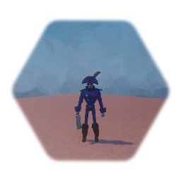 Admiral pizza with a shotgun