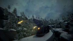 Winter train level concept