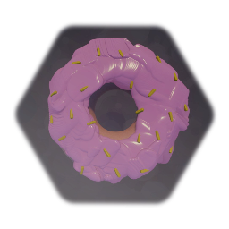 Donut with Pink Icing