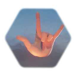 Animated controlable Flipyap hand