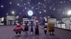 Rooftop - Nickelodeon All-Star Brawl Stage remake