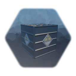 Radioactive metal box