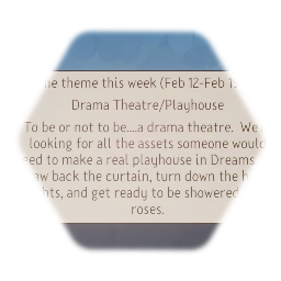 #CUAJ Template - Drama Theatre/Playhouse