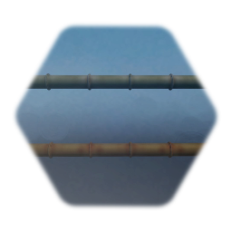 Industrial straight pipeline