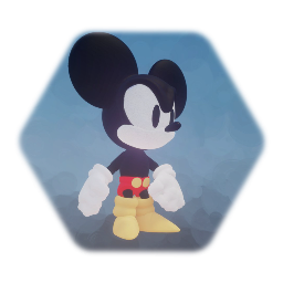 Mickey with Classic Sonic moveset