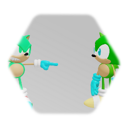 Izaac The Hedgehog [Sonic OC] {Super`s Model}