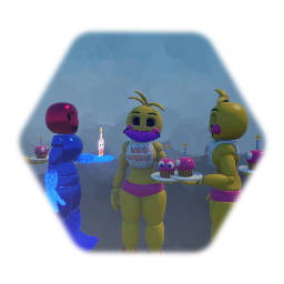 Toy chica becoming Uncanny part 2