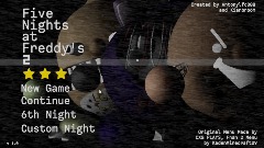 Five Nights at Nederlands 2 Menu (Remixable)