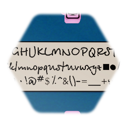 Overview of all 86 font types