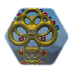 Squirrel Golden Skull