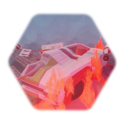 Crashed LAAT Republic Gunship