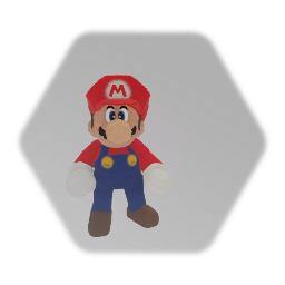 Beta mario with hud