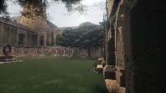 Transfiguration courtyard