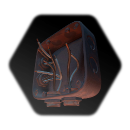 Rusty 2 Line Left Elbow Electric Junction Box