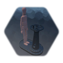 CO - Cast Iron Floor Valve - With Puppet Template