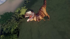 Giganotosaurus vs Spinosaurus intro
