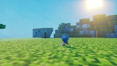 Sonic in minecraft
