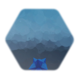 Sonic Lowpoly puppet