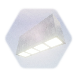 Brutalist Ceiling Light