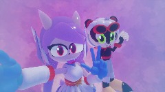 Make a photo with Sash lilac and Spade (Photo AY)