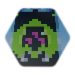 Baby Metroid Capsule Pixel Art