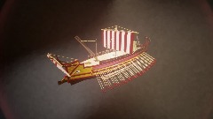 Roman trireme model