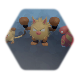 Pokemon - Lickitung / Mankey / Primeape